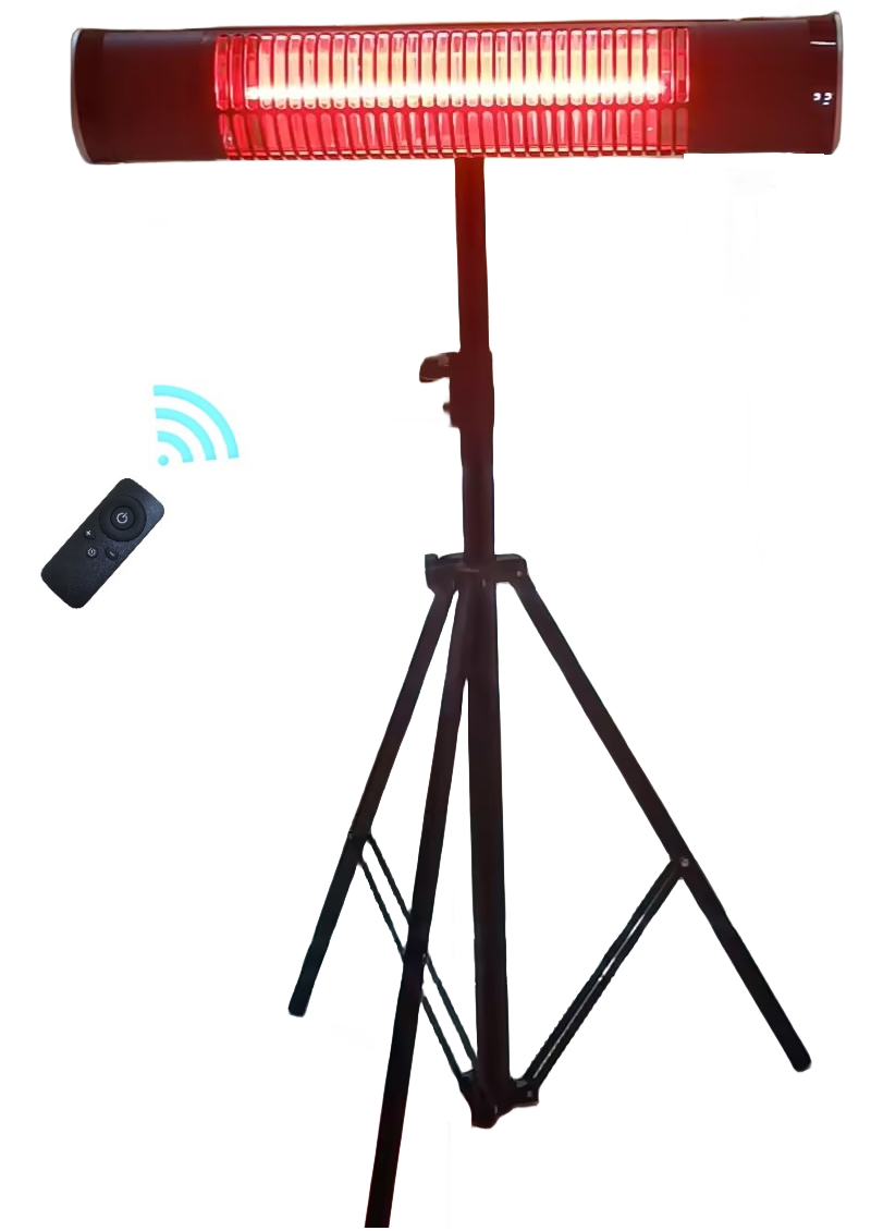 Waterproof heater for pergola