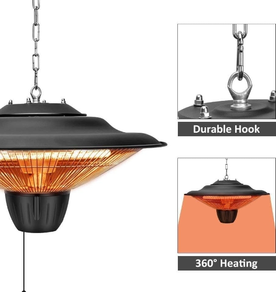 IP66 waterproof outdoor heater